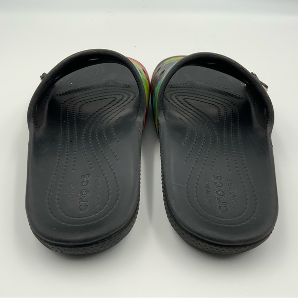 Crocs Classic Unisex Tie-Dye Graphic Slides Unisex Adults. M/9 W/11. - Picture 5 of 7